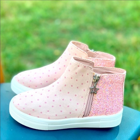 Wonder Nation Polka-Dot Toddler Girls Sneaker New - Picture 4 of 9